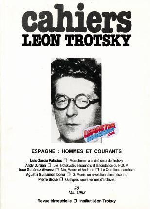 CAHIERS LÉON TROTSKY n° 50 – ESPAGNE : HOMMES ET COURANTS – REVUE HISTORIQUE 1993