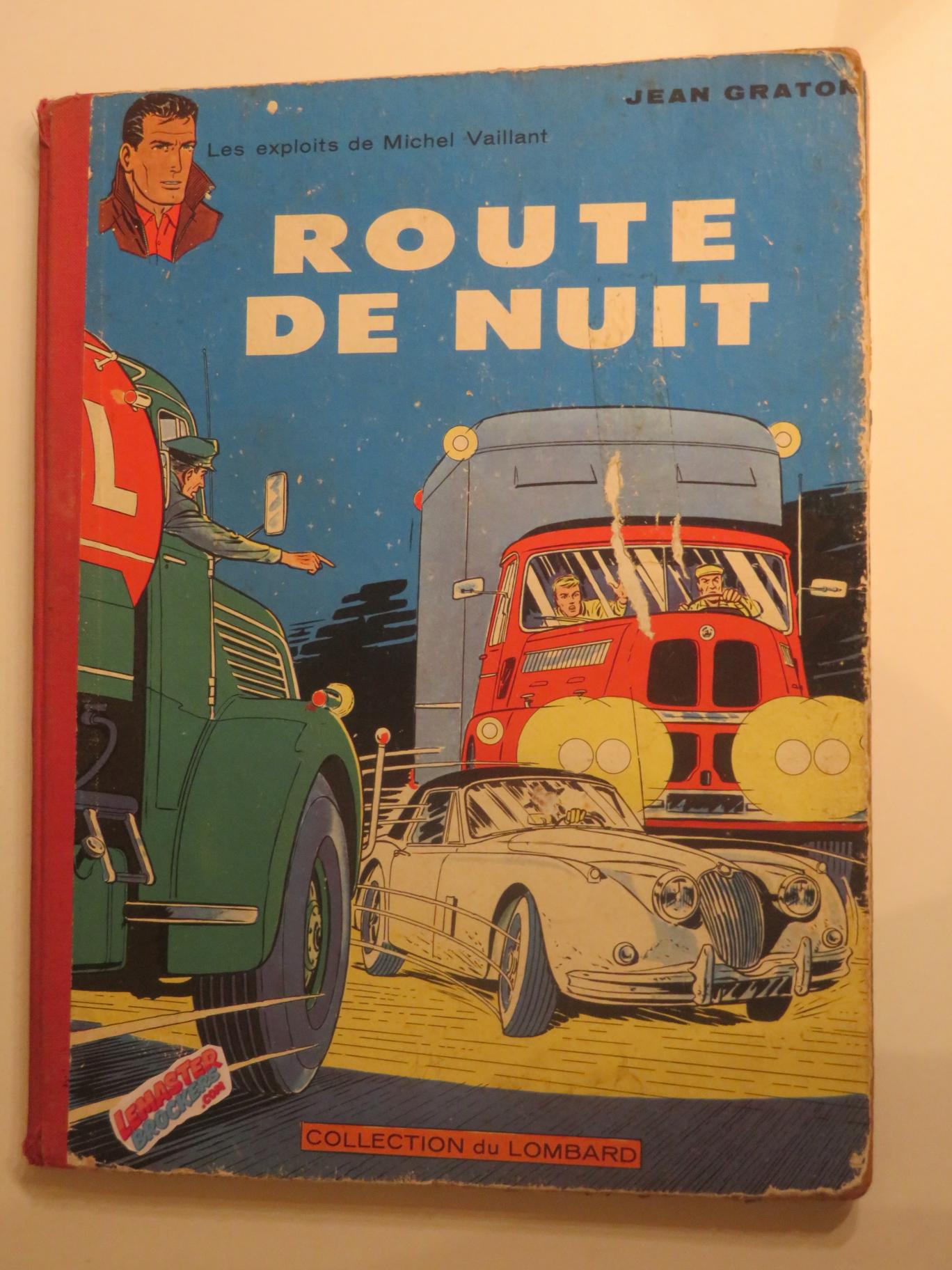 MICHEL VAILLANT ROUTE DE NUIT 1952 JEAN GRATON