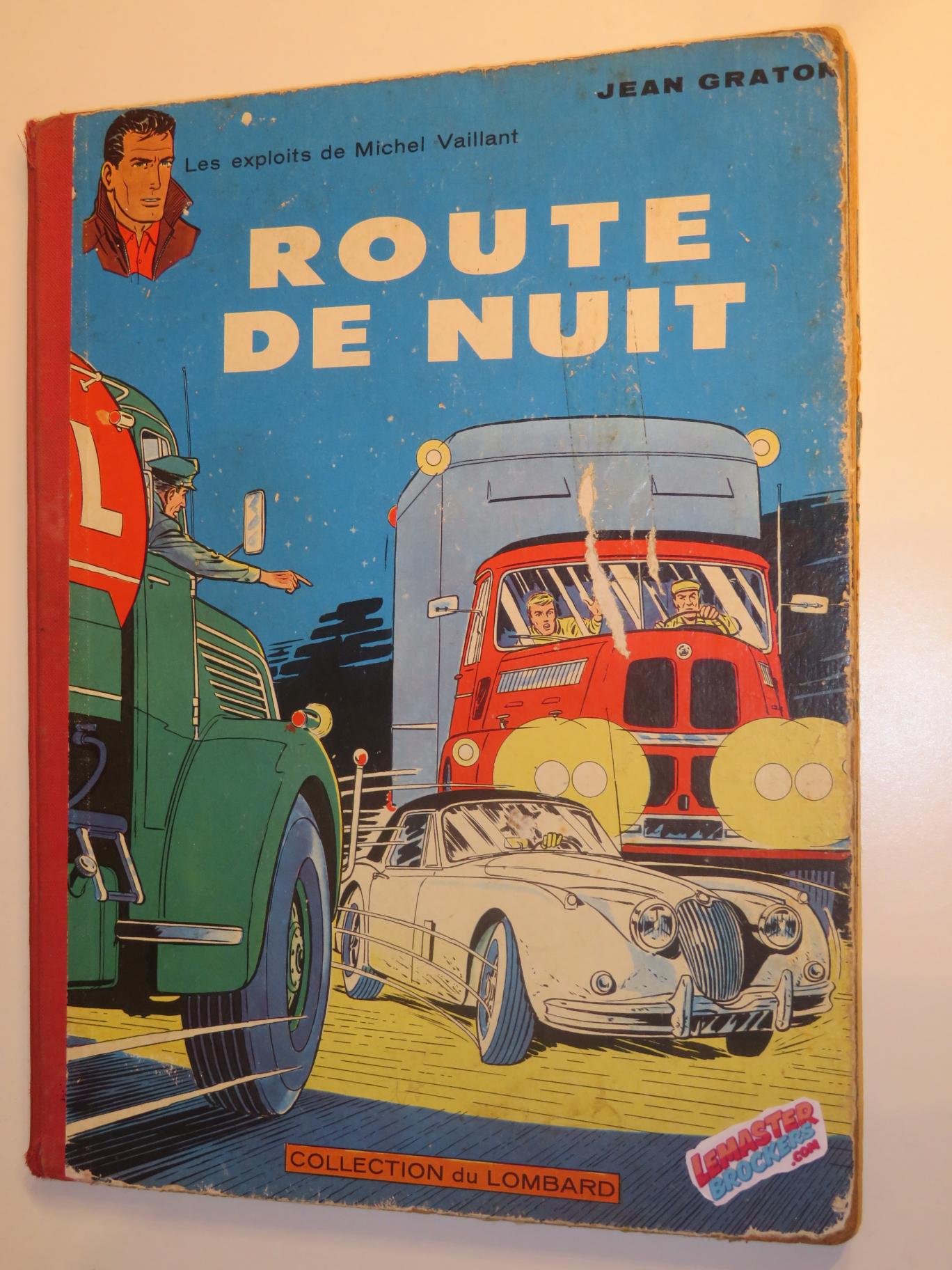 MICHEL VAILLANT ROUTE DE NUIT 1952 JEAN GRATON