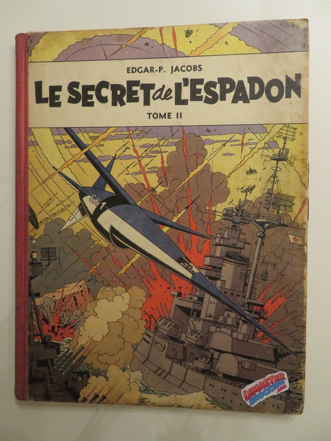 LE SECRET DE L’ESPADON TOME 2 EO 1953 BLAKE ET MORTIMER