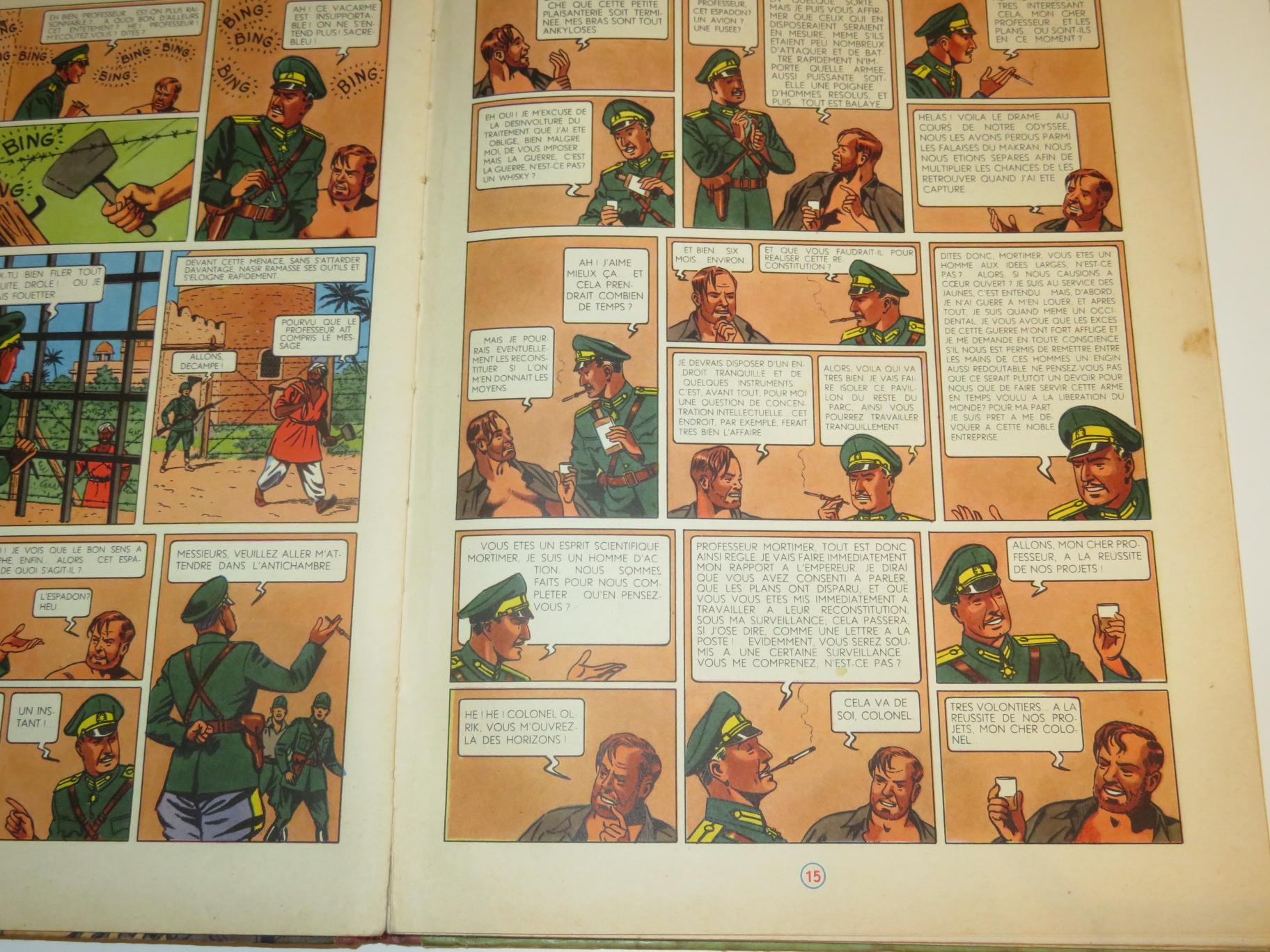 LE SECRET DE L’ESPADON TOME 2 EO 1953 BLAKE ET MORTIMER
