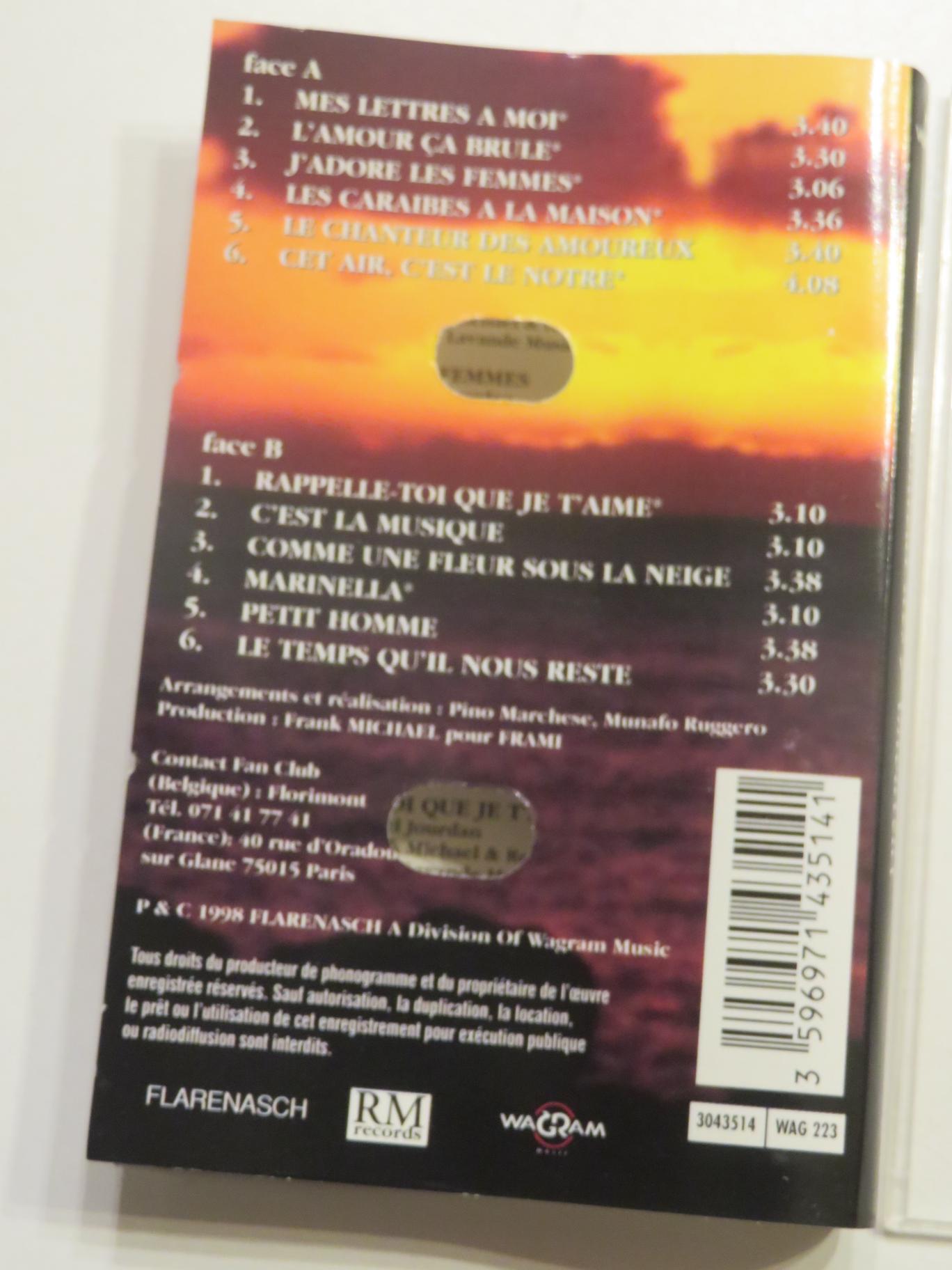 frank-michael-le-chanteur-des-amoureux-cassette-1998