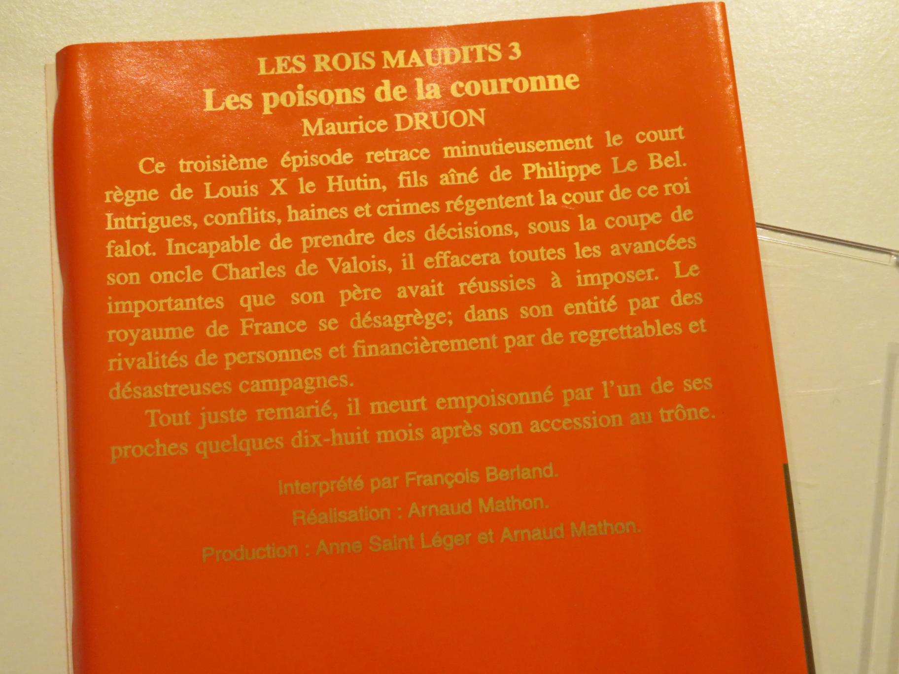 les-poisons-de-la-couronne-maurice-druon-cassette-audio-double-k7