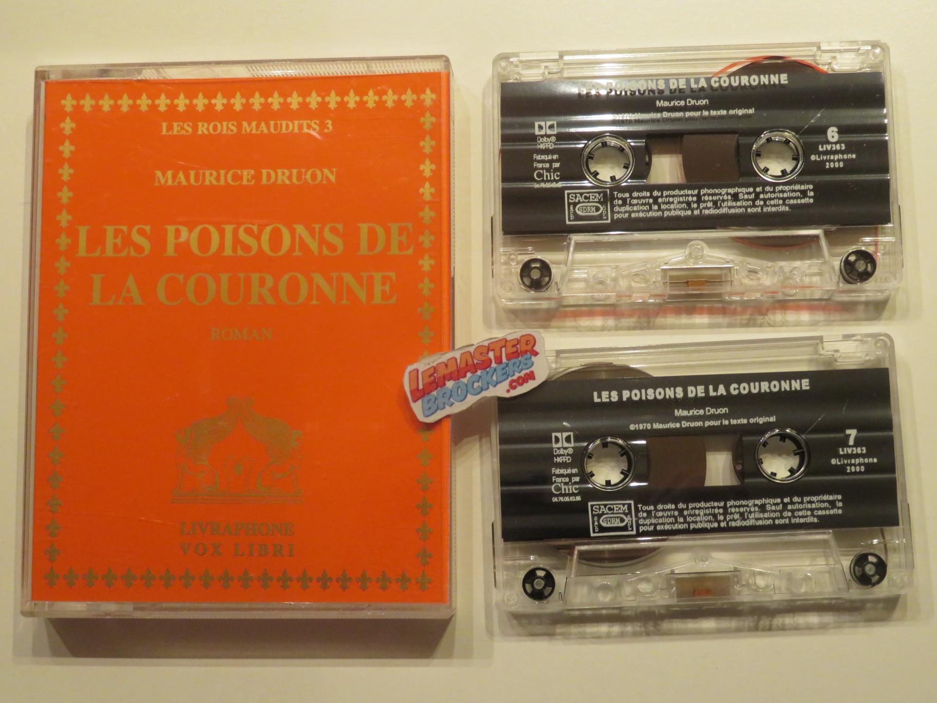 les-poisons-de-la-couronne-maurice-druon-cassette-audio-double-k7