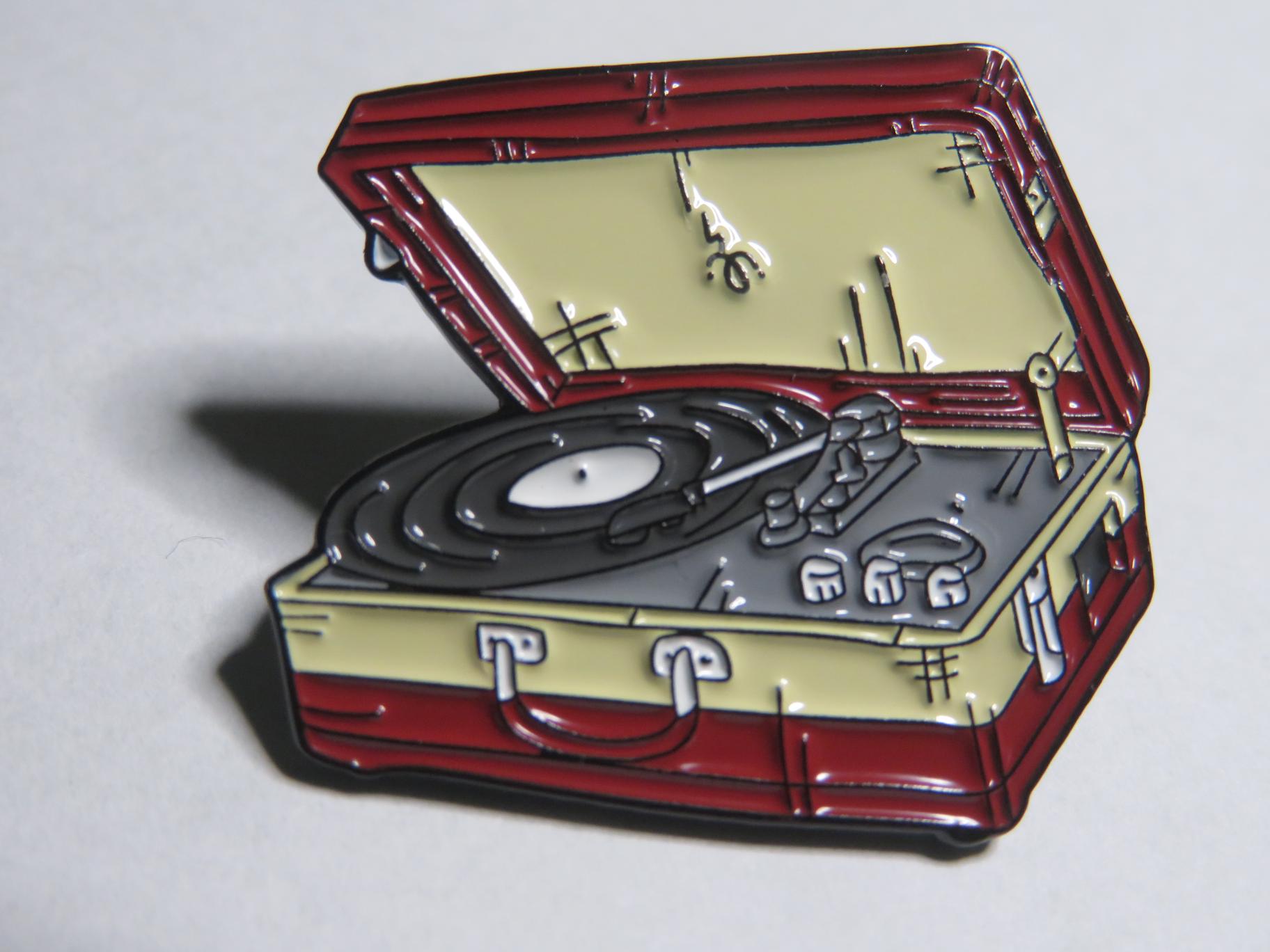 PINS PLATINE VINYLE TURNTABLE – TOURNE DISQUE RETRO VINTAGE