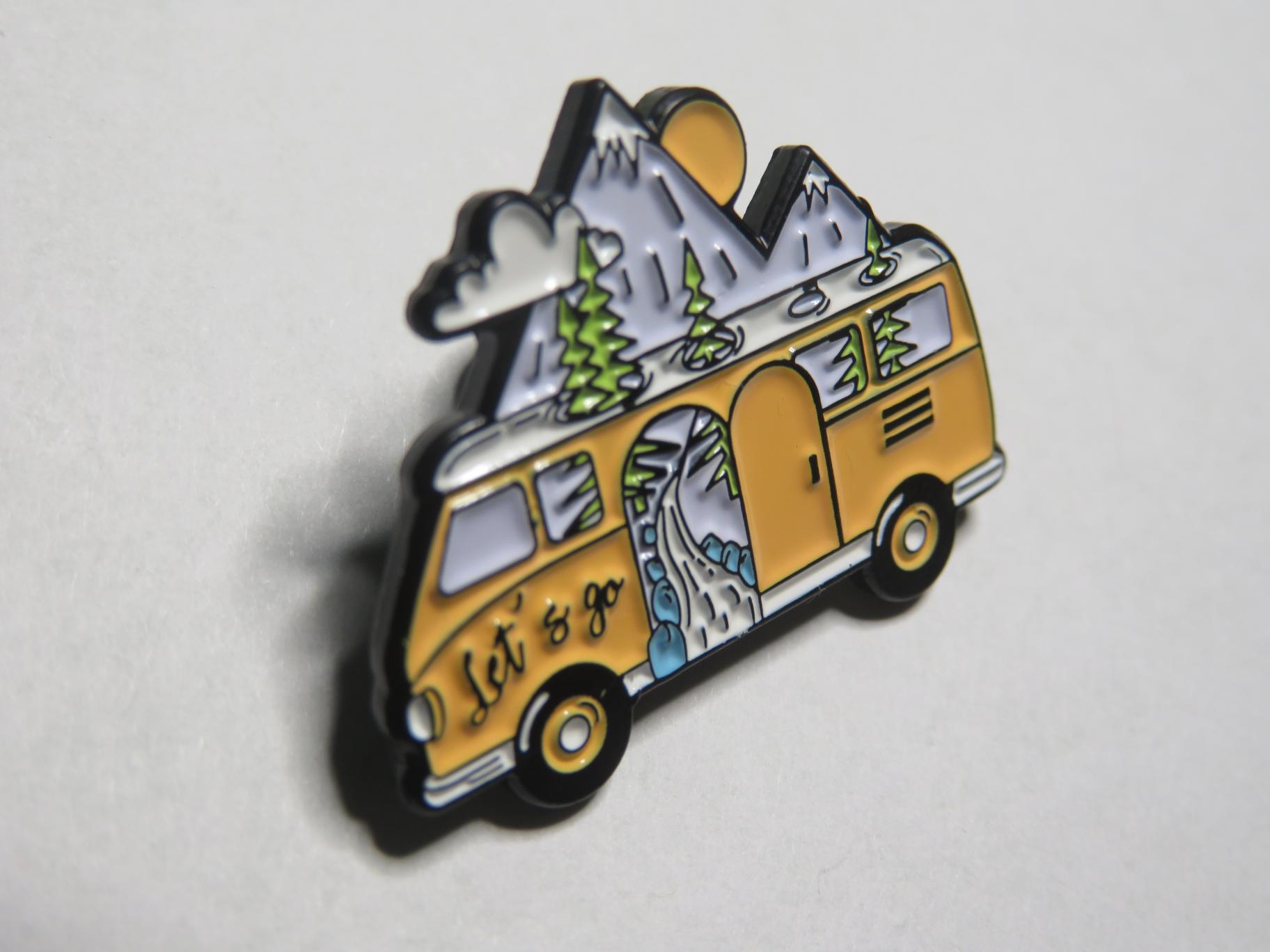 PINS VANLIFE VAN AMÉNAGÉ CAMPER VAN – ROAD TRIP AVENTURE – PIN BADGE COLLECTION