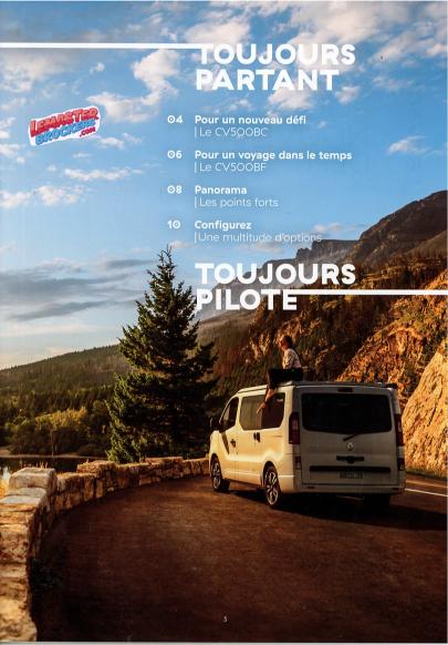 CATALOGUE PILOTE 2023 VANS CV500BC CV500BF CV540BC