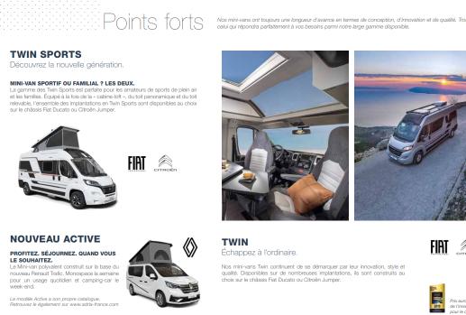 CATALOGUE ADRIA MINI VANS TWIN SPORTS TWIN SUPREME TWIN PLUS