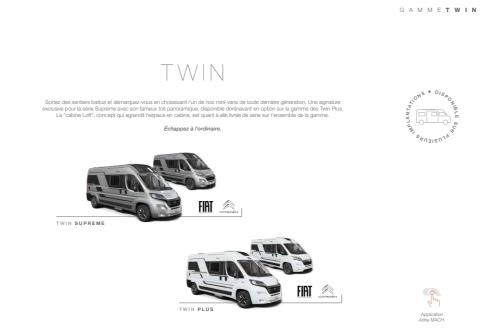 CATALOGUE ADRIA MINI VANS TWIN SPORTS TWIN SUPREME TWIN PLUS