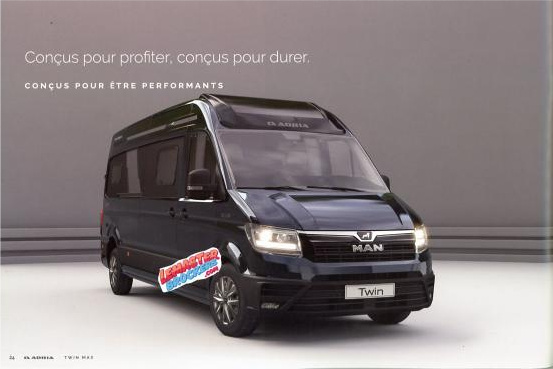 CATALOGUE ADRIA TWIN MAX MAN – FOURGON AMÉNAGÉ BROCHURE