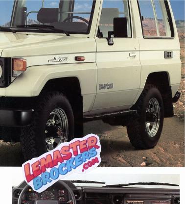 BROCHURE TOYOTA LAND CRUISER BJ71 4X4