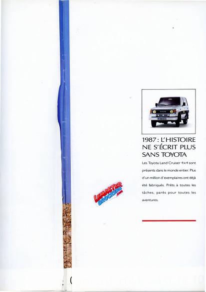 CATALOGUE TOYOTA LAND CRUISER 4X4 LJ70 LJ73 BJ75 – DOCUMENT VINTAGE YOUNGTIMER