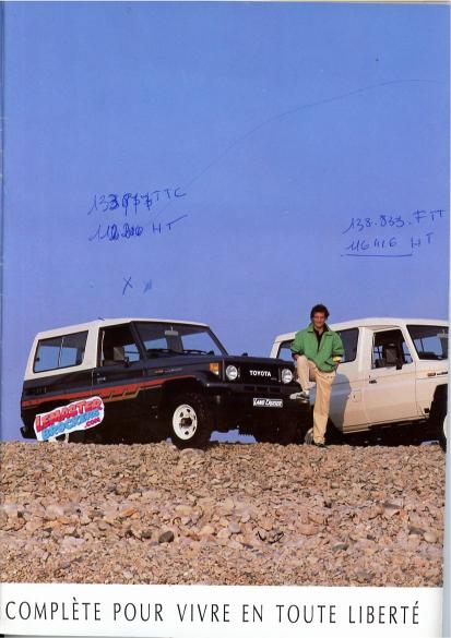 CATALOGUE TOYOTA LAND CRUISER 4X4 LJ70 LJ73 BJ75 – DOCUMENT VINTAGE YOUNGTIMER
