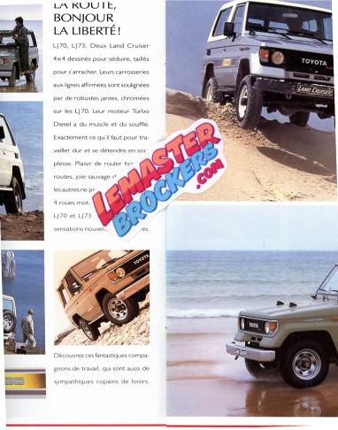 CATALOGUE TOYOTA LAND CRUISER 4X4 LJ70 LJ73 BJ75 – DOCUMENT VINTAGE YOUNGTIMER