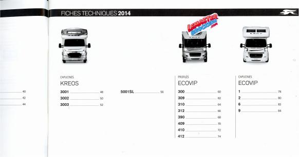 CATALOGUE FICHES TECHNIQUES LAIKA 2014 CAMPING-CARS