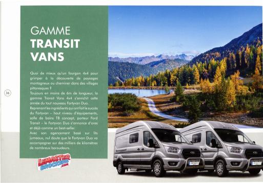 CATALOGUE FONT VENDÔME FORD TRANSIT VANS