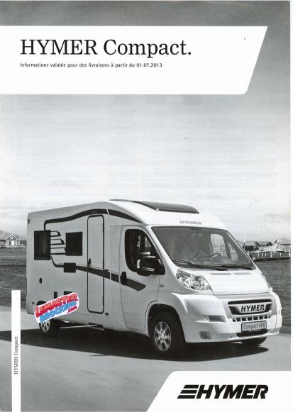 BROCHURE HYMER COMPACT 408 474 478