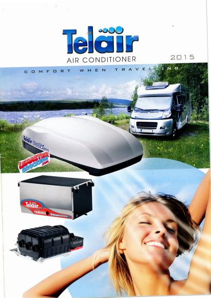 CATALOGUE TELAIR AIR CONDITIONER 2015 – CLIMATISATION CAMPING-CAR