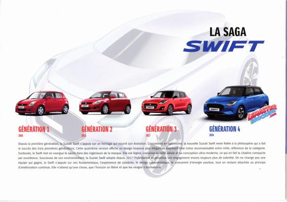 BROCHURE SUZUKI SWIFT HYBRID 2024