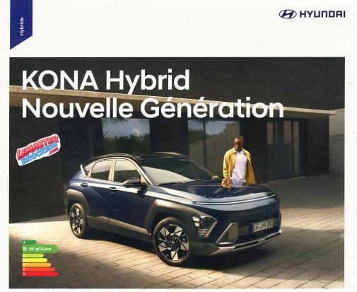 BROCHURE HYUNDAI KONA HYBRID NOUVELLE GÉNÉRATION 2023 – CATALOGUE SUV