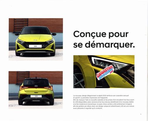 BROCHURE HYUNDAI I20 2023 – CATALOGUE OFFICIEL CITADINE