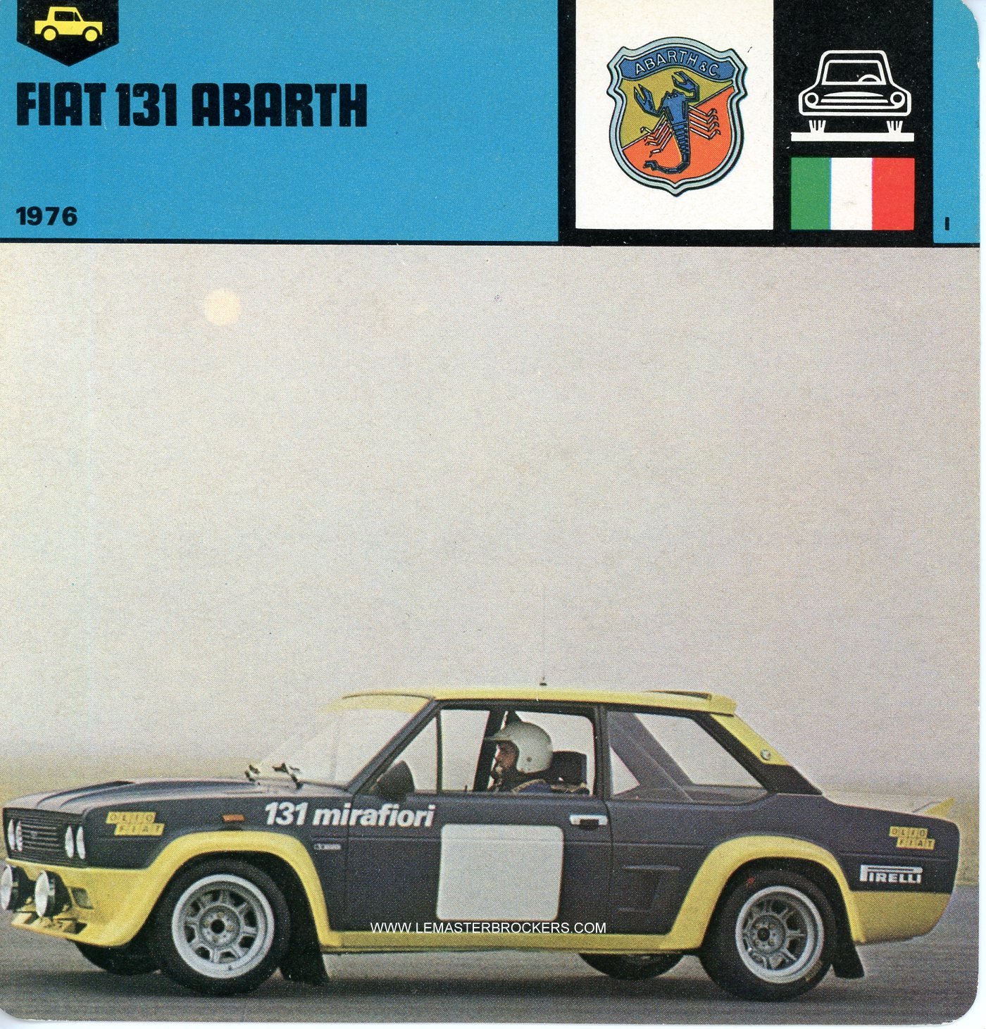 FICHE FIAT 131 ABARTH 1976