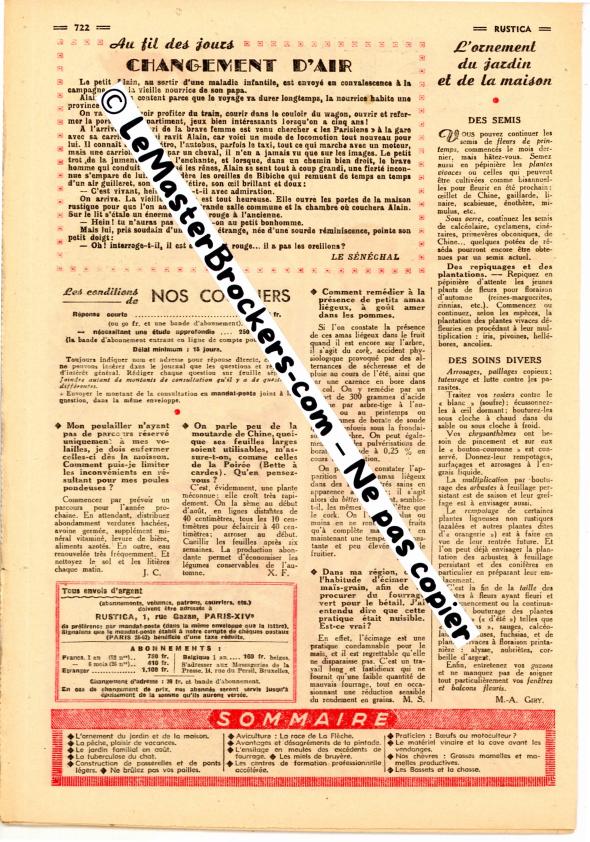 rustica-1953-n27-sommaire