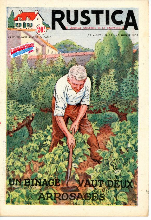 rustica-1952-n28-binage-jardin-couverture