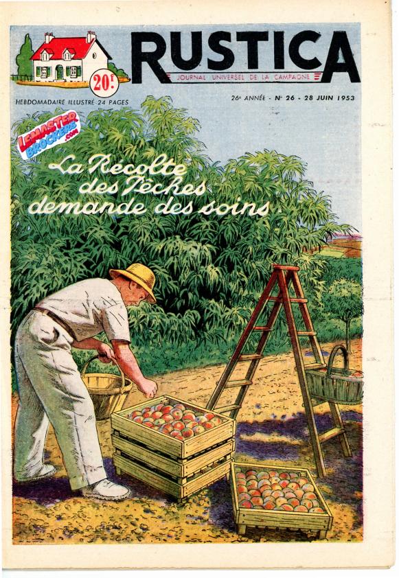 rustica-1953-n26-peches-verger-couverture