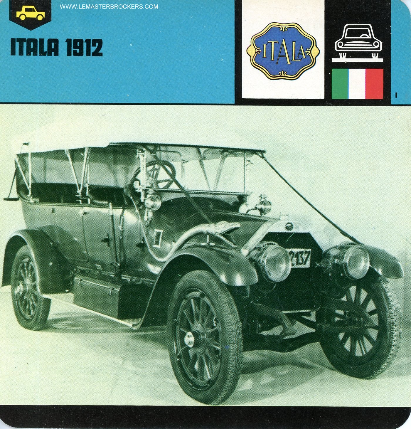 FICHE ITALA 1912