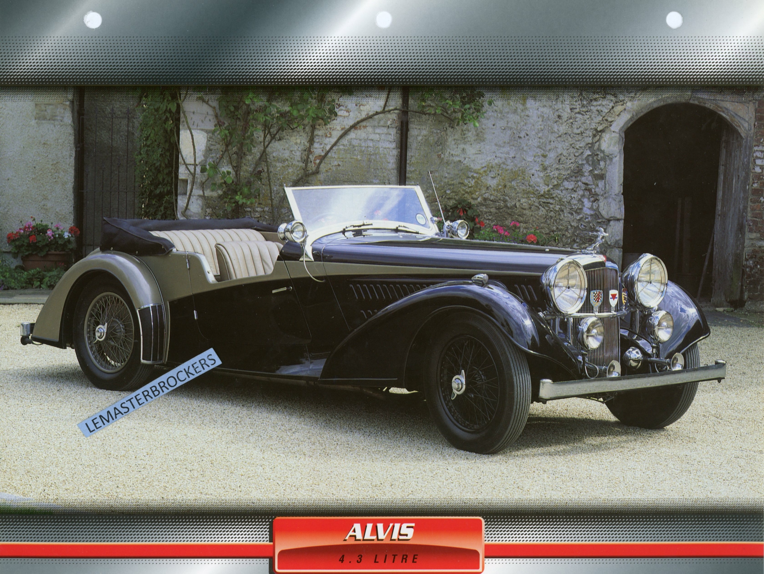ALVIS-4.3-LITRE-EAGLE-FICHE-AUTO-TECHNIQUE-LEMASTERBROCKERS-FICHE-ATLAS