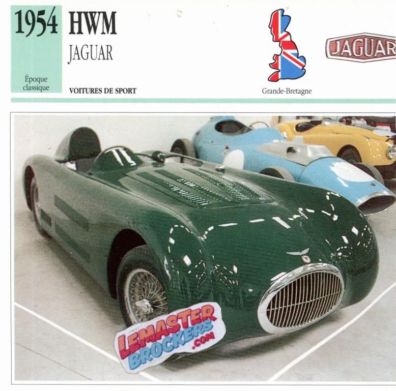 FICHE HWM JAGUAR 1954 COLLECTION