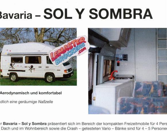 BROCHURE BAVARIA CAMP MB100 SOL Y SOMBRA