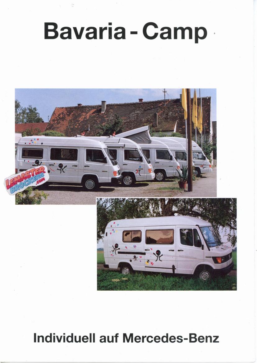 BAVARIA CAMP MERCEDES VAN SUENO SOL Y SOMBRA MONTANA