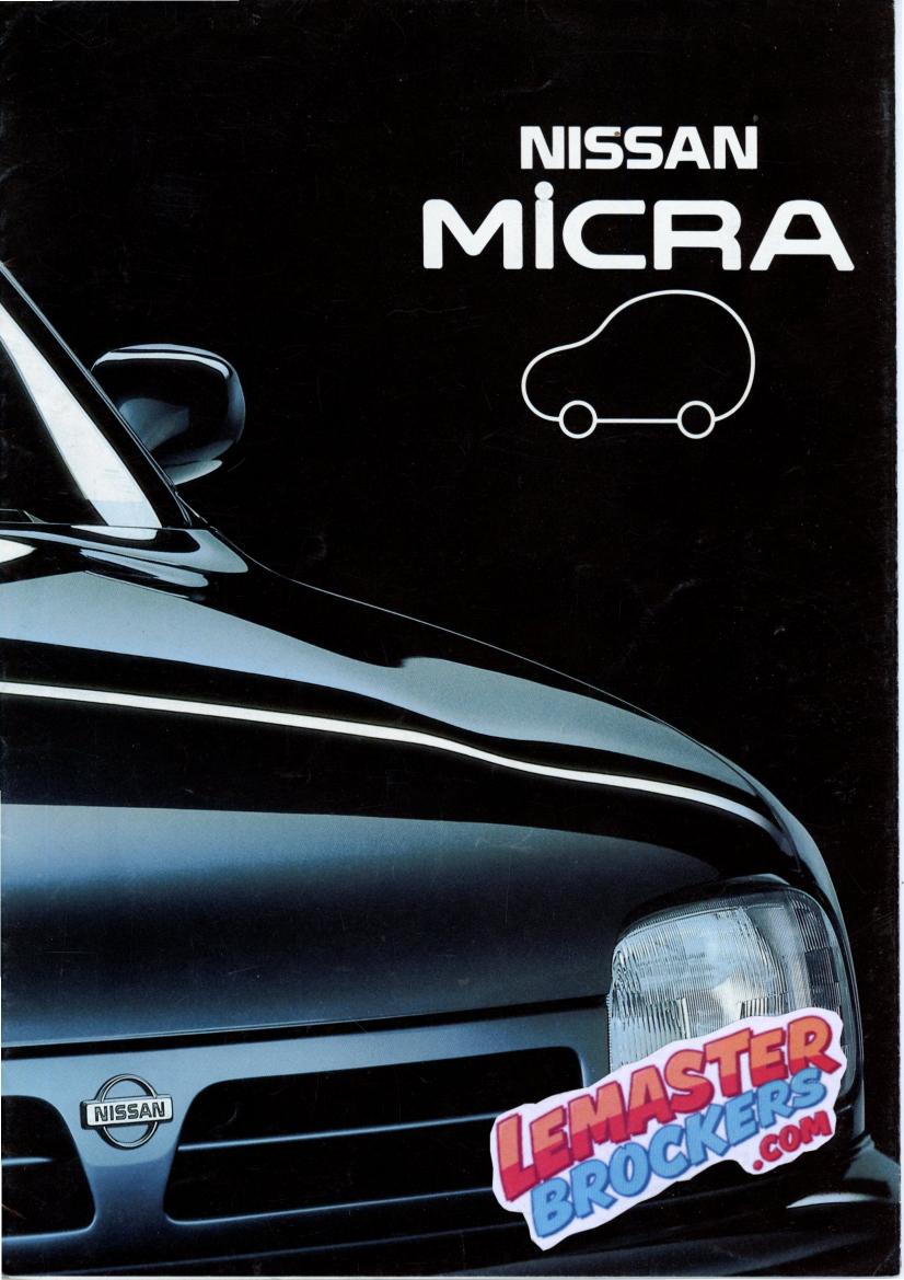 Brochure Nissan Micra 1992