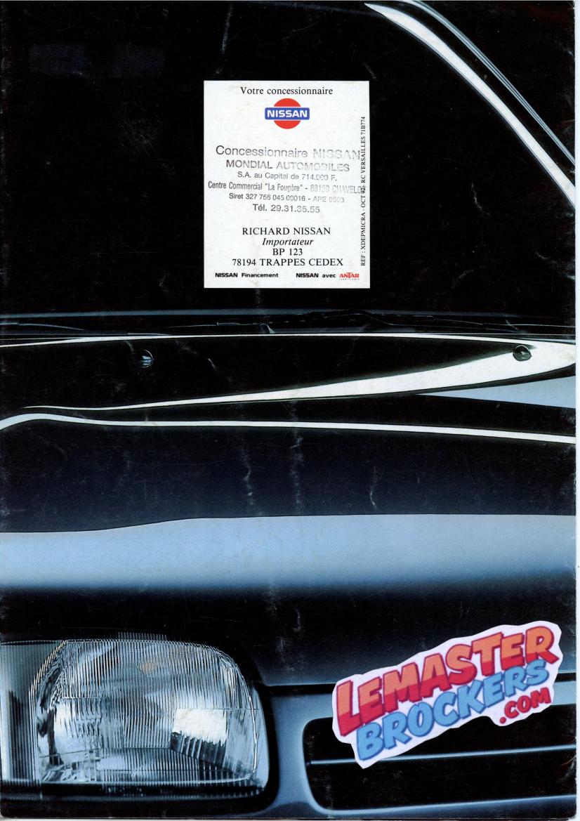 Brochure Nissan Micra 1992