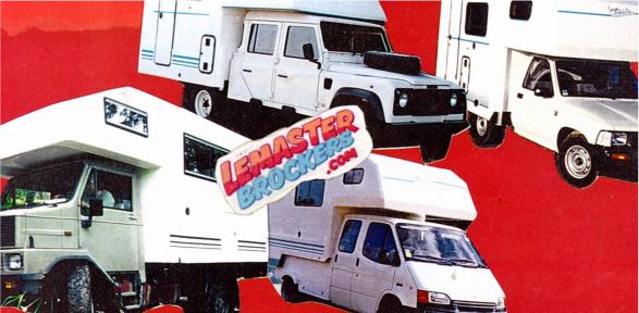 Brochure Loge Mobile 1997 cellule amovible transit umm land range-rover