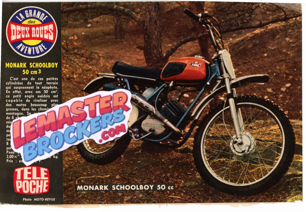monark-schoolboy-50cc-fiche-moto-tele-poche-document-vintage