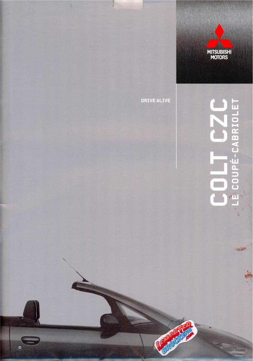 brochure-catalogue-mitsubishi-colt-czc