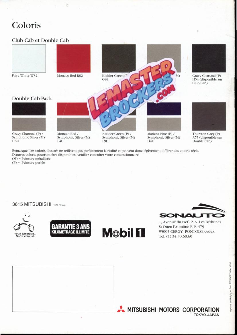 catalogue-mitsubishi-l200-1995