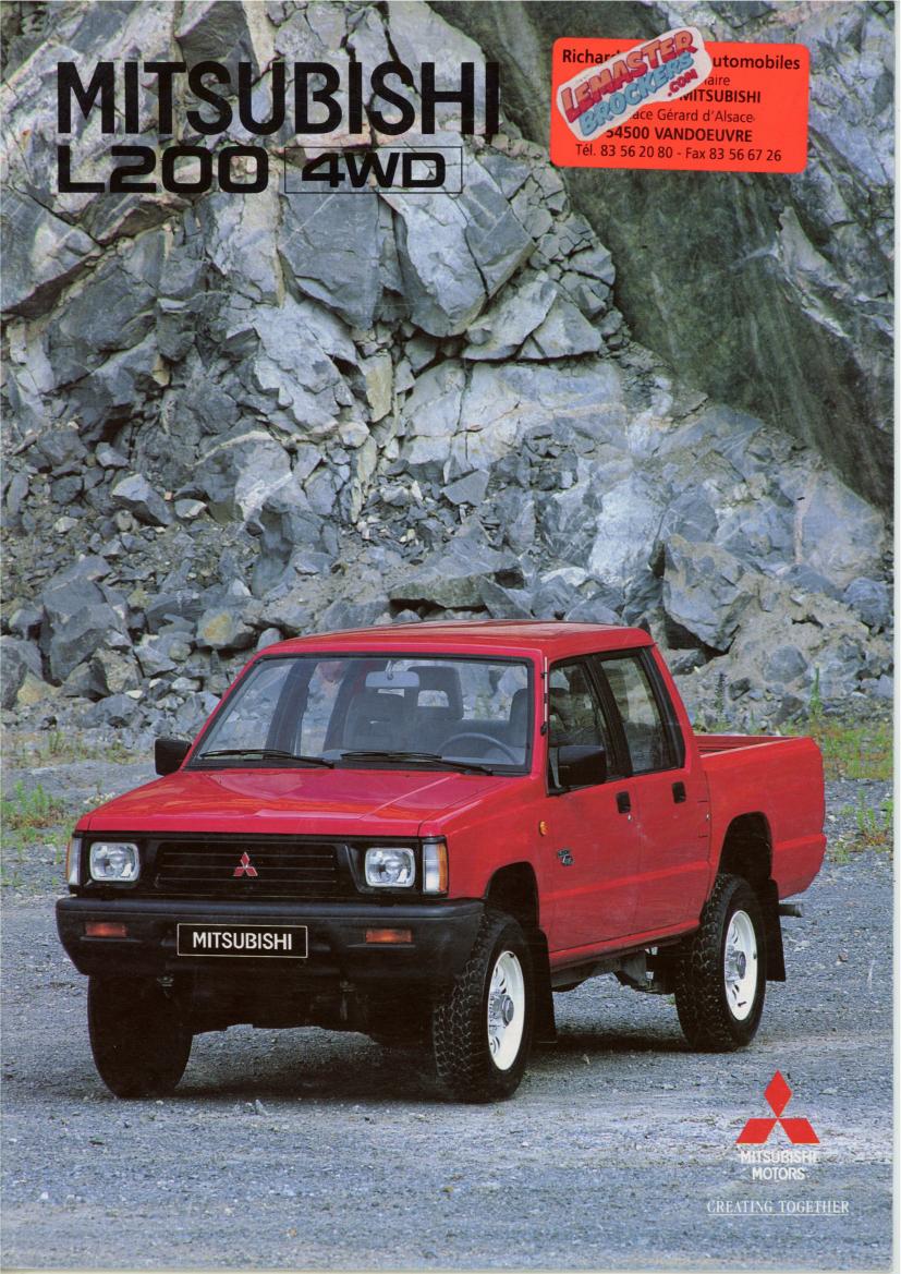 brochure-catalogue-mitsubishi-l200-1995