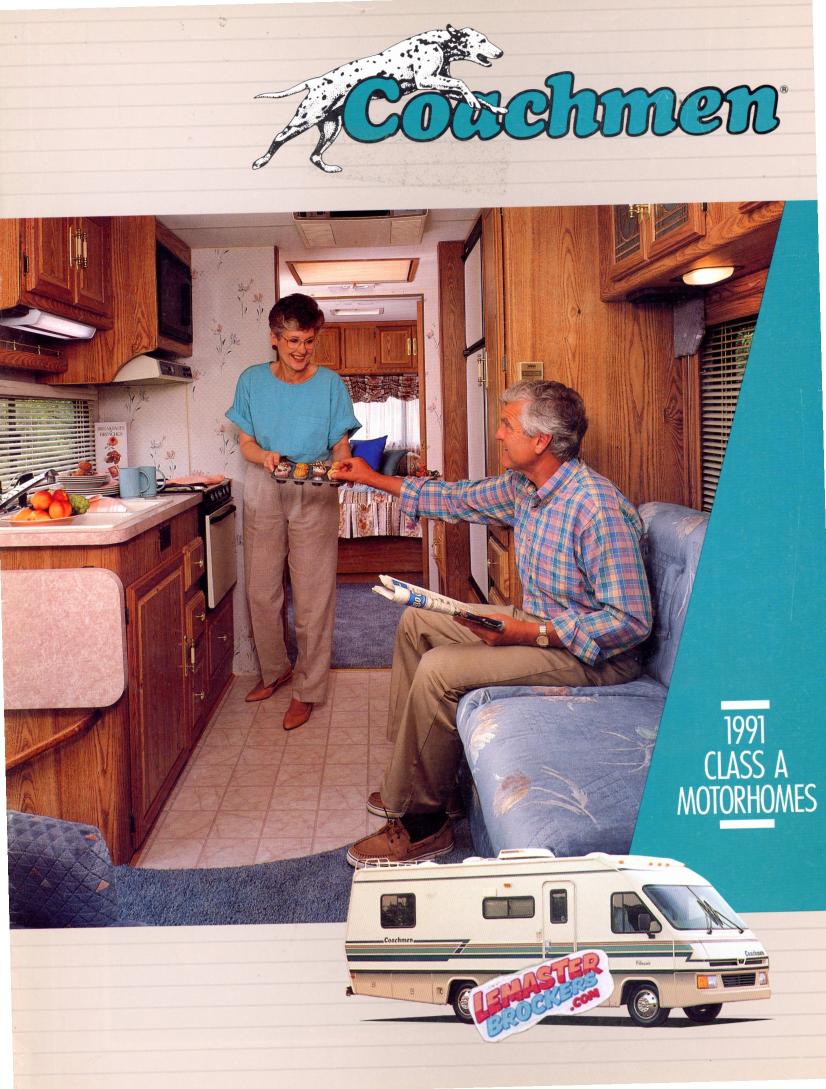 brochure-coachmen-1991-class-a-motorhomes-originale