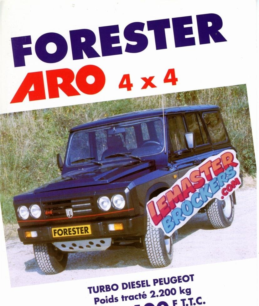 brochure-aro-forester-4x4-feuillet-publicitaire