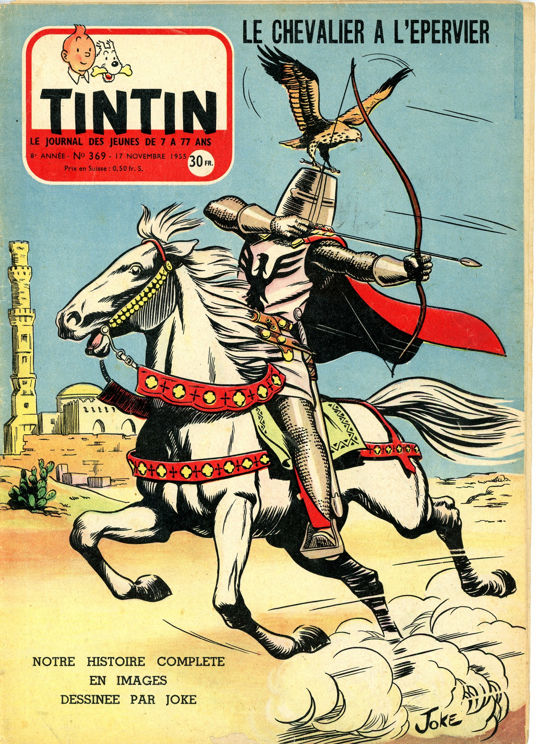 JOURNAL DE TINTIN N° 369 du 17 Novembre 1955