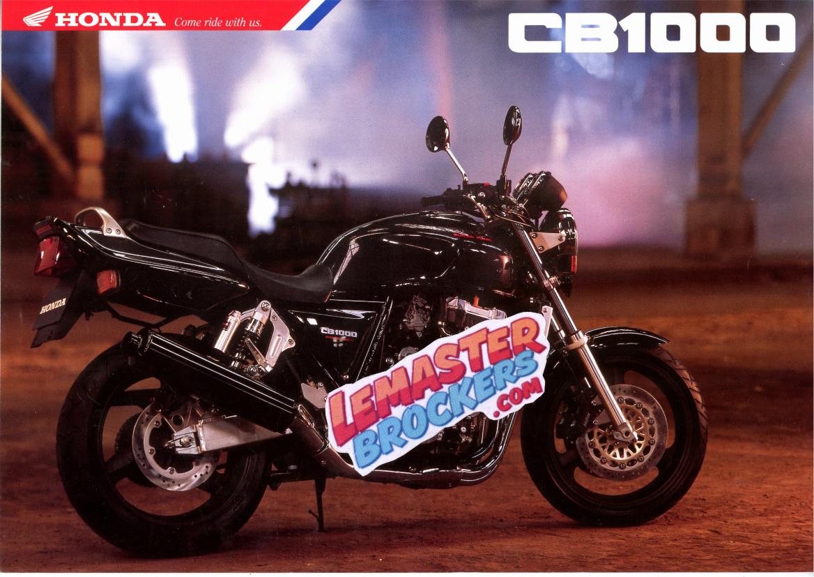 BROCHURE MOTO HONDA CB1000 - 1992