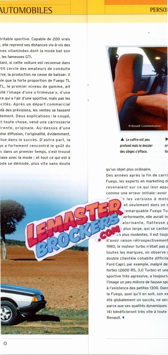 livret-renault-fuego-collection-2005