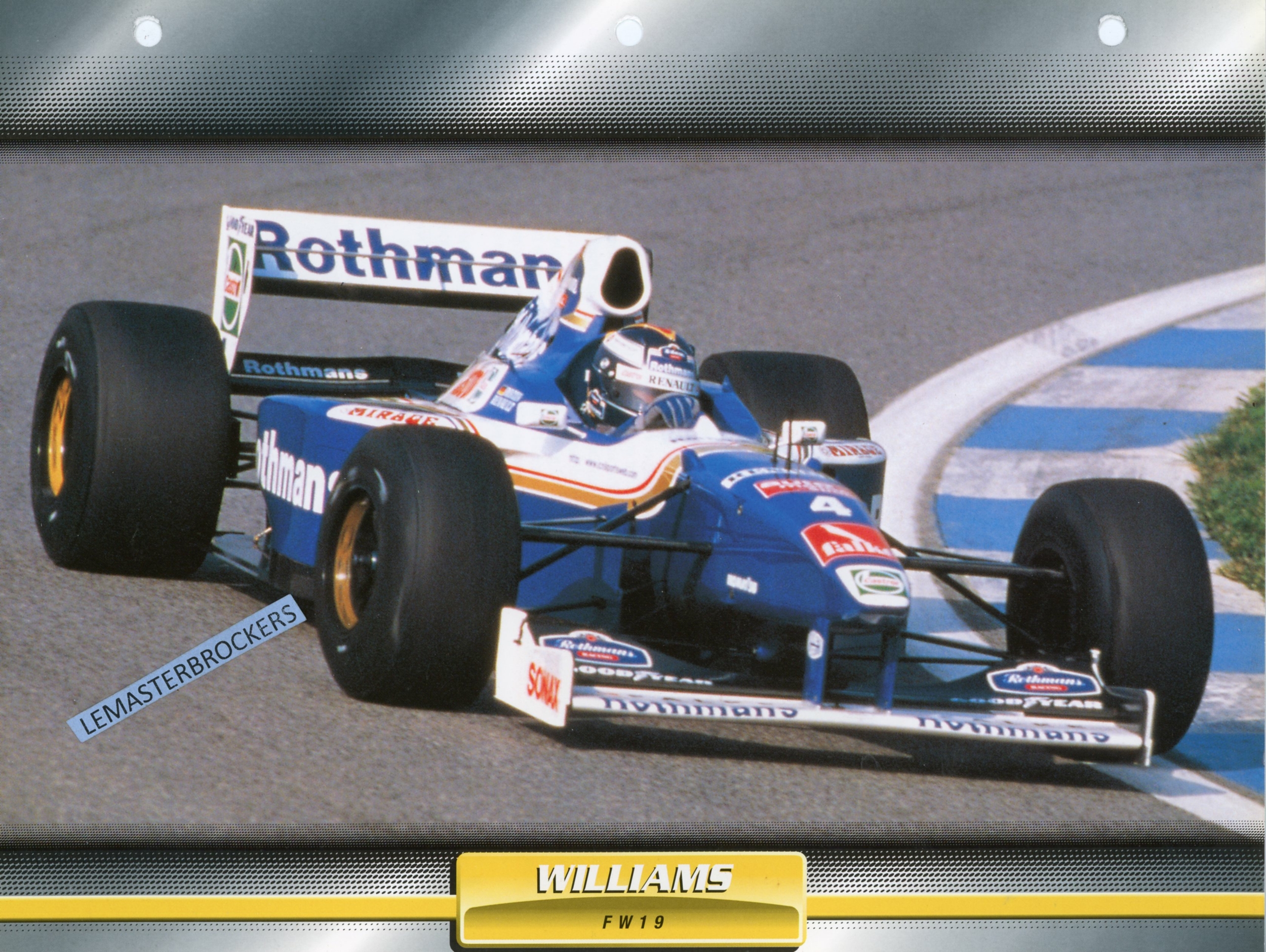 WILLIAMS-FW19-FICHE-AUTO-TECHNIQUE-LEMASTERBROCKERS-FICHE-ATLAS