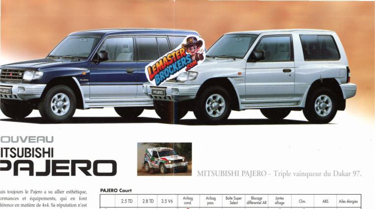 mitsubishi-pajero-rencontres-au-sommet-1997-depliant-publicitaire