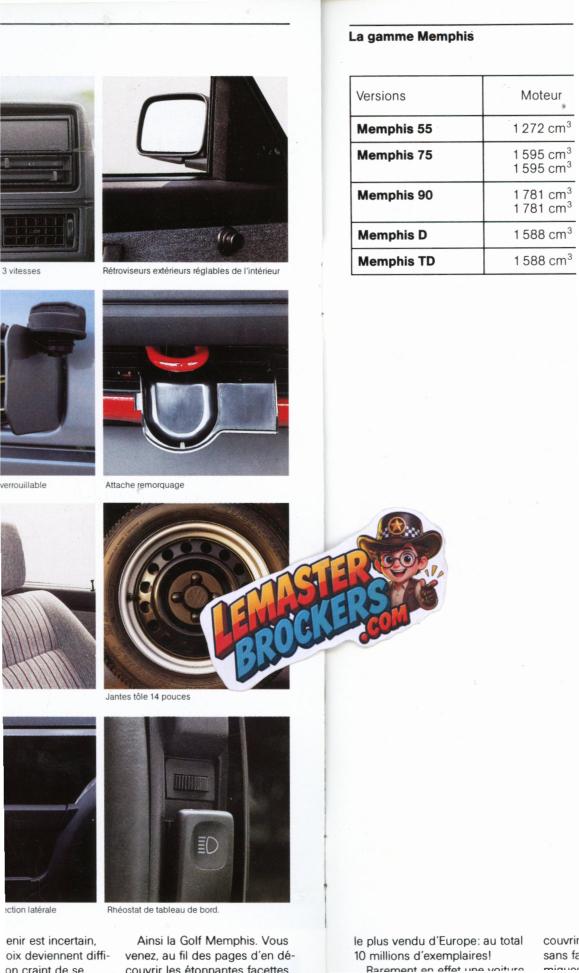 brochure-volkswagen-golf-memphis-1988-originale
