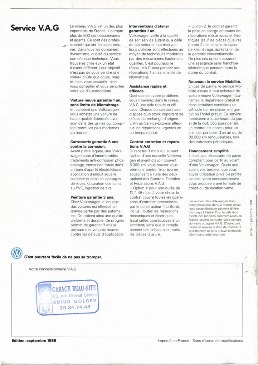 brochure-volkswagen-golf-memphis-1988-originale